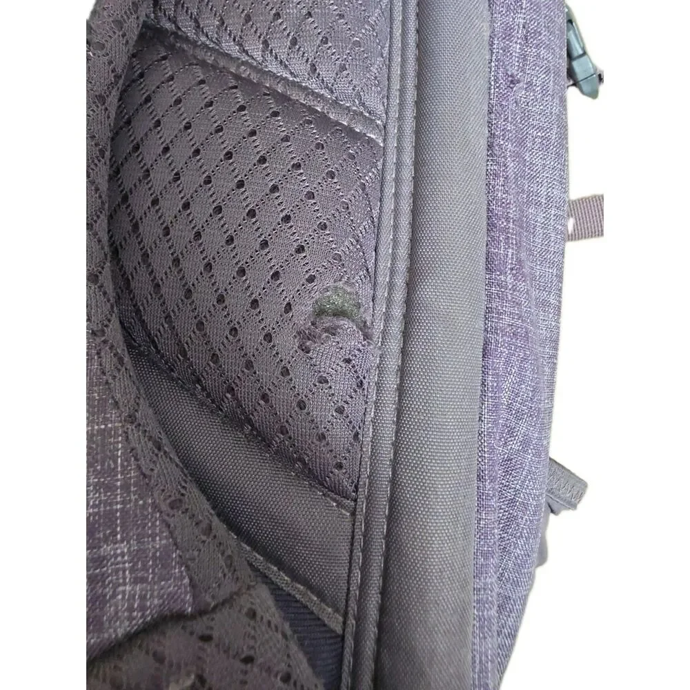 North Face Surge Laptop Backpack Rabbit Grey Heather/Cerise